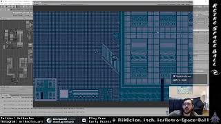 Showing off and working on Retro Space Ball as well as a new project!