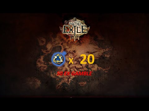 20 Enlighten Support -50 EX GAMBLE (Poe 3.15 Expedition League)