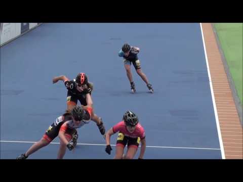 Junioren Dames B finale 500m series KNSB Jeugd Competitite Heerde 2017