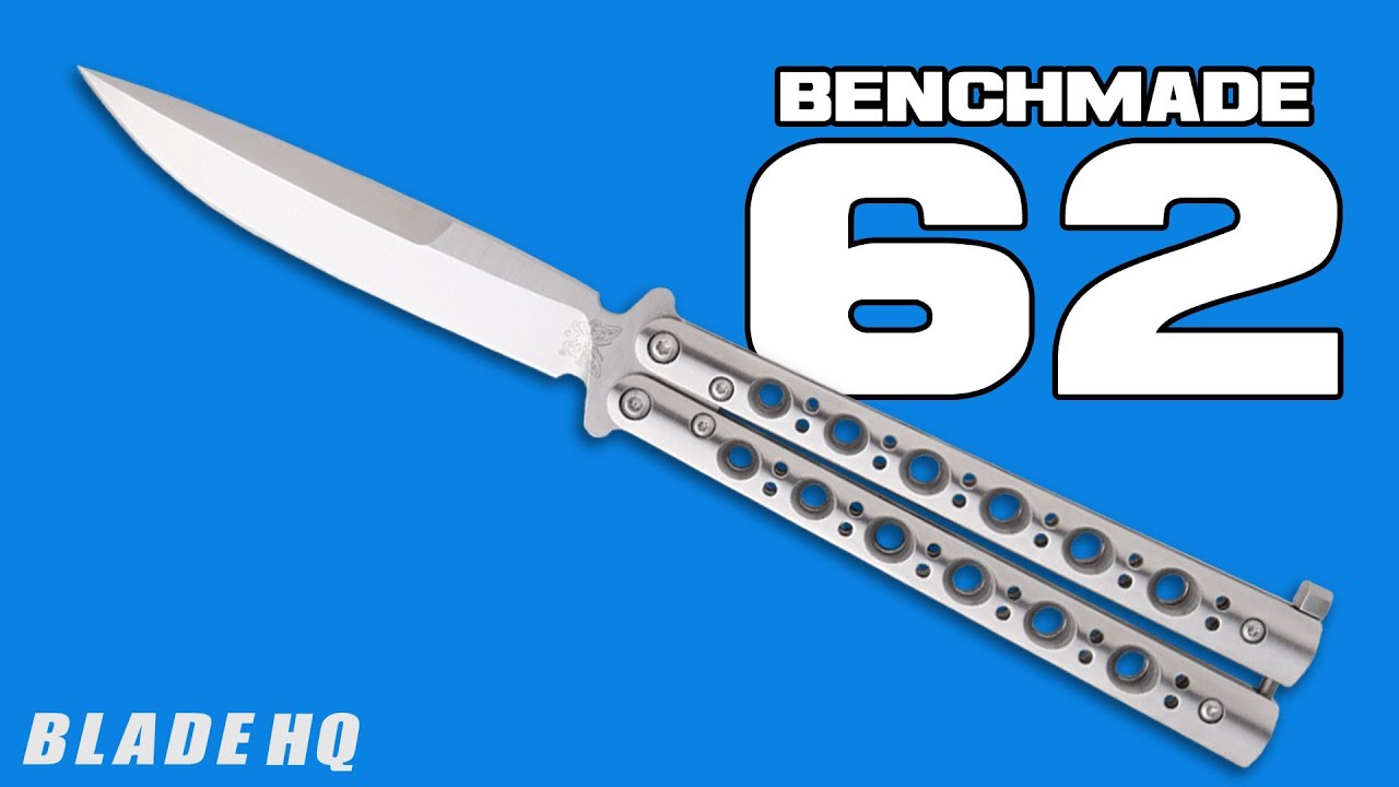 Benchmade 62 Balisong Butterfly Knife Stainless Steel (4.25" Satin)