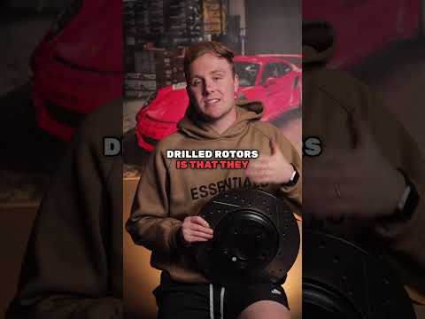 Drilled /Slotted vs Standard Rotors! #shorts