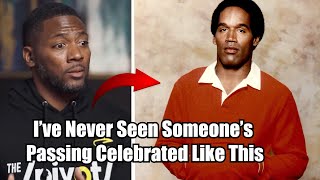 Ryan Clark KEEPS IT REAL on People Celebrating OJ Simpson Passing!