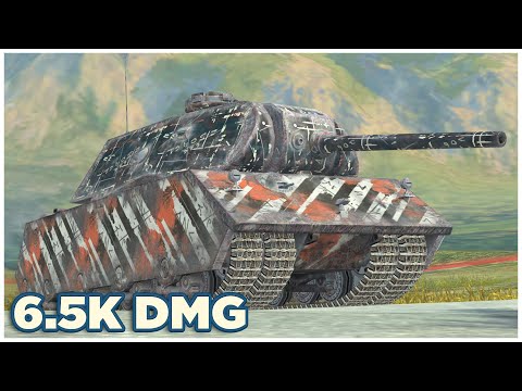 VK 168.01 (P) • 6.5K DMG • 5 KILLS • WoT Blitz
