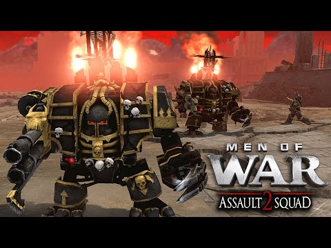 ULTIMATE MOD WARHAMMER 40K: Chaos Marines vs Eldar! - Men of War: Assault Squad 2