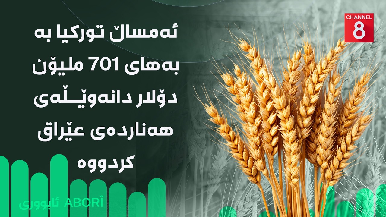 ڤیدیۆ | ئابووری - ئەمساڵ تورکیا بە بەهای ٧٠١ ملیۆن دۆلار دانەوێڵەی هەناردەی عێراق کردووە