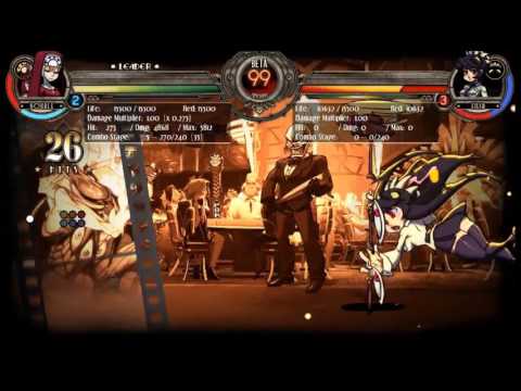 Skullgirls: Double 5500 damage bnb combo