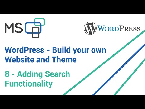Wordpress Custom Theme and Website 8 Adding Search Functionality to your WordPress Site