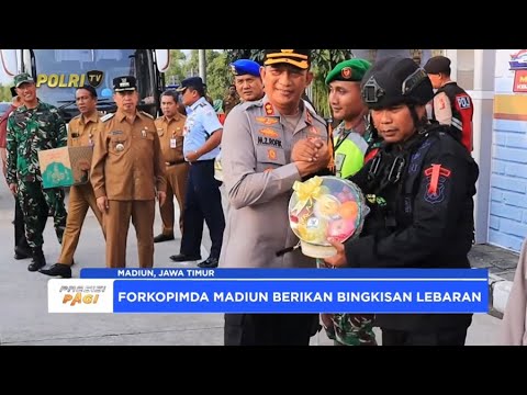 KAPOLRES MADIUN KOTA DAN FORKOPIMDA TINJAU KESIAPAN POS PAM JIWAN DALAM OPERASI KETUPAT SEMERU 2025