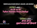 Tujhse Naraaz Nahi Zindagi 𝕃𝕒𝕥𝕒 𝕁𝕚 Karaoke With Scrolling Lyrics Eng हिंद�
