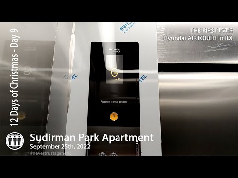 [Xi-Zi OTIS REPLACED!] Brand New Hyundai Traction Elevators at Sudirman Park Apartment, Jakarta