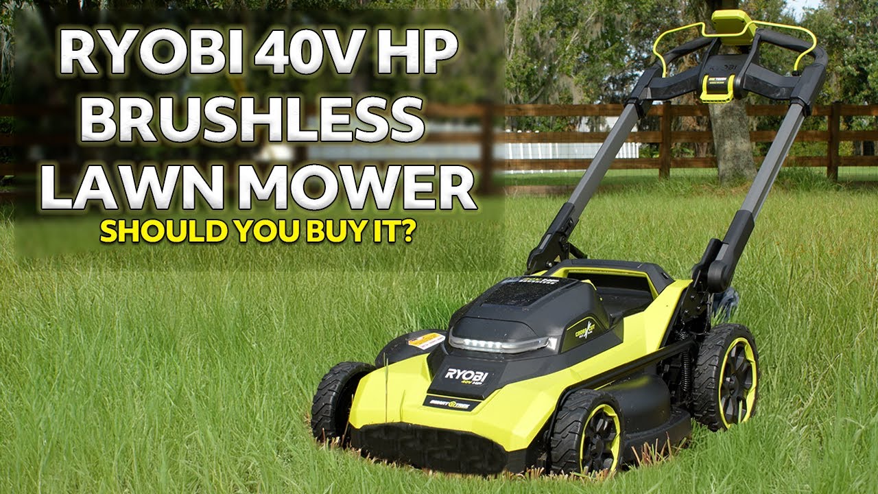 This Ryobi Mower is LEGIT! Ryobi 40V Crosscut Mower Review
