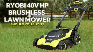 This Ryobi Mower is LEGIT! Ryobi 40V Crosscut Mower Review