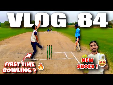 CRICKET CARDIO BOWLING FIRST TIME😍 Buying New CRICKET SPIKES + SKY BAT🔥| 20 Overs Cricket Match