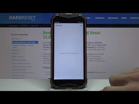 Cómo borrar historial de Google Chrome en ULEFONE Armor 3W - datos de navegación