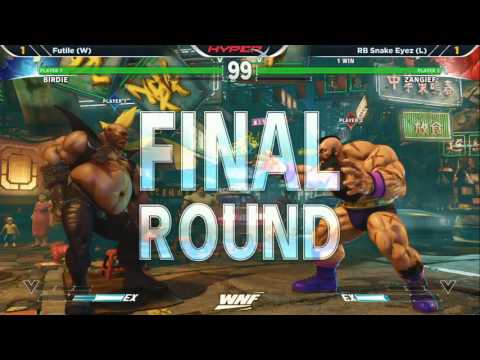 WNF Grand Finals - Snake Eyez (Zangief) vs Futile (Birdie) - Street Fighter 5