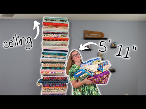 HUGE Vintage Fabric Haul! Fabric store shut down 40 years ago || Part Two