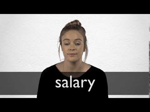How to pronounce SALARY in British English