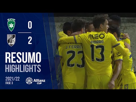 Highlights | Resumo: SC Covilhã 0-2 Vitória SC (Taça da Liga 21/22 - Fase 3 - Jornada 1)