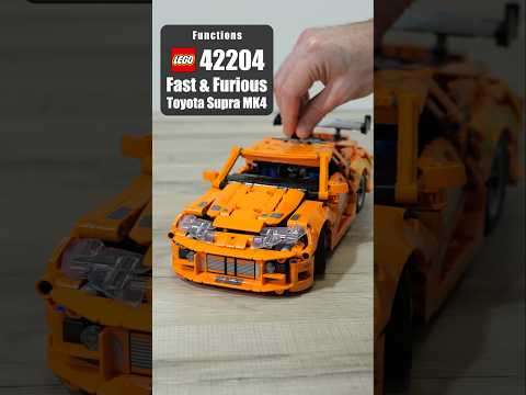 LEGO 42204 Functions |  LEGO Fast and Furious Toyota Supra MK4 | Showcase 42204 LEGO Technic 2025