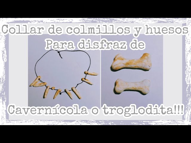 Vídeo relacionado con Fiesta y Carnaval, S.L.. Collar Troglodita de Plástico Huesos y Calaveras
