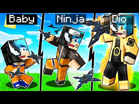 DIVENTO da FIGLIO NINJA a DIO NINJA di NARUTO su MINECRAFT ITA