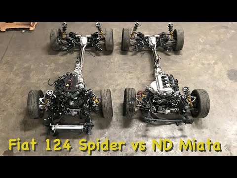 ND Miata & Fiat 124 Spider Drivetrain Comparison