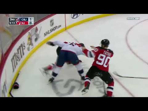 New Jersey Devils Columbus Blue Jackets Scrum