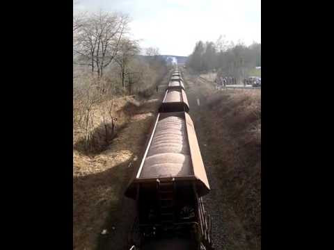 Werraplandampf 2013, 2600 Tonnen Kieszug mit 44 2546, 44 1486 & 41 1144