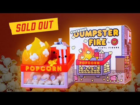 SOLD OUT! BRAND NEW Popcorn Dumpster Fire #unboxing #dumpsterfire 