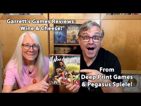 Garrett's Games Reviews: Wine & Cheese from Deep Print Games and Pegasus Spiele