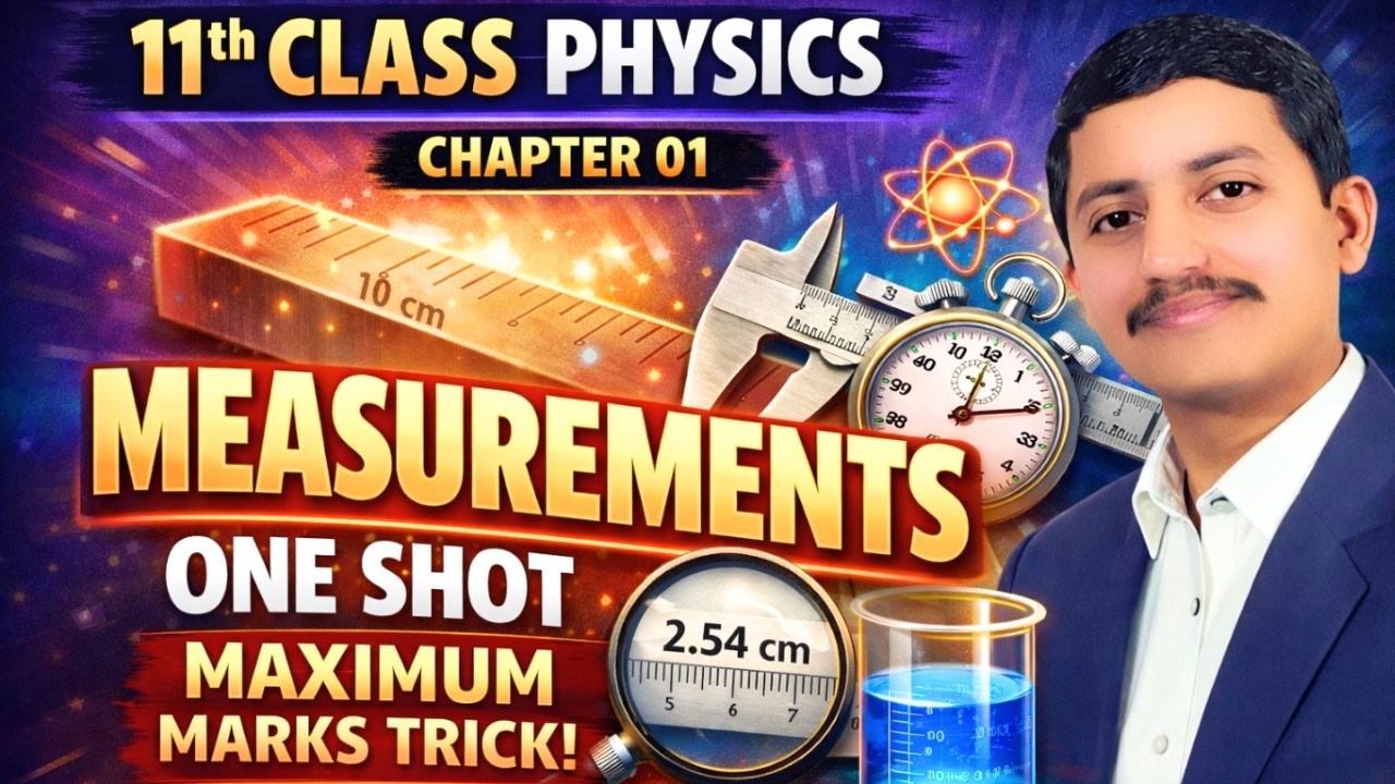 Physics Class 11 Chapter 1 Complete One Shot Lecture | Measurements | New Book