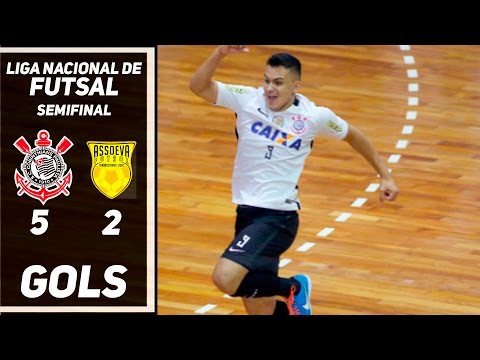 Melhores momentos: Corinthians 5x2 Assoeva - Liga Nacional de Futsal