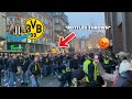 ABSOLUTE CHAOS - BORUSSIA DORTMUND FANS CLASH WITH NEWCASTLE *FAN FOOTAGE*