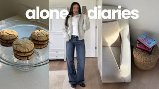 romanticizing my weekend alone | solo bookstore date, baking, spring wardrobe favorites
