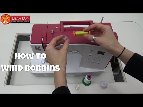 How to Wind Bobbins on the Eversewn Sparrow 20 Sewing Machine