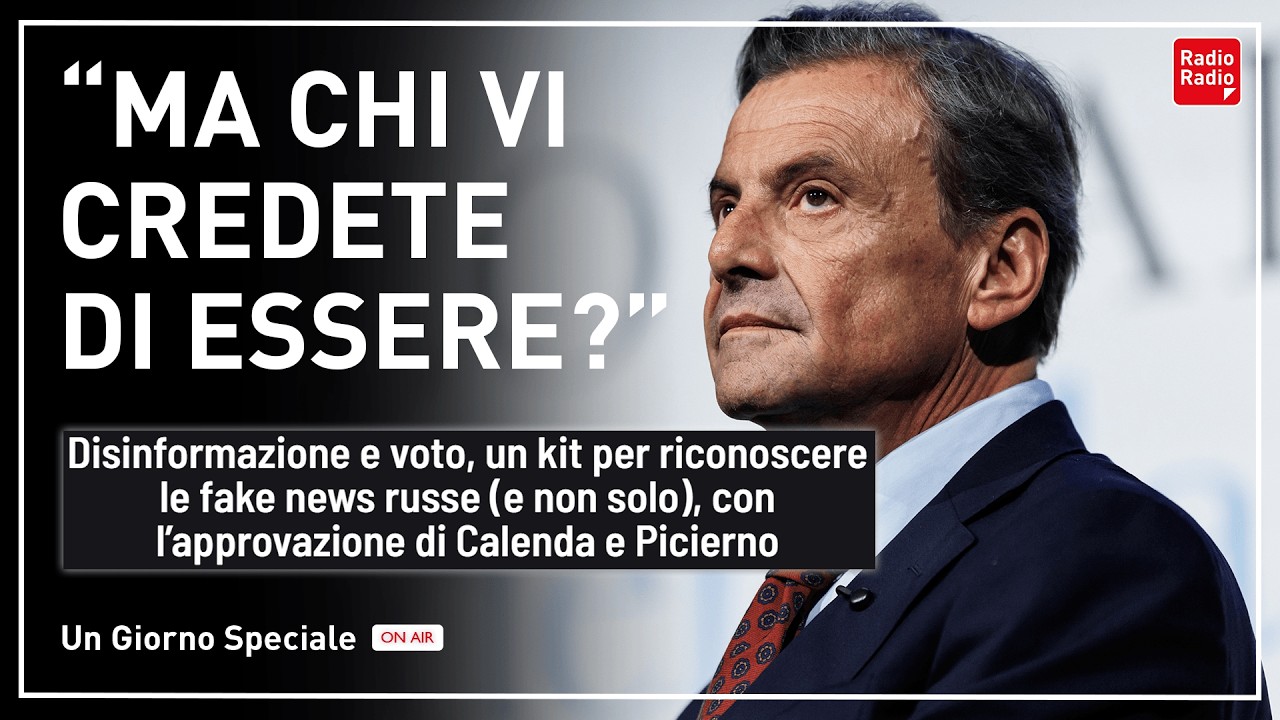 COSÌ CALENDA E PICIERNO VOGLIONO DIRTI COSA PENSARE: IN ARRIVO UN MANUALE "ANTI-DISINFORMAZIONE"