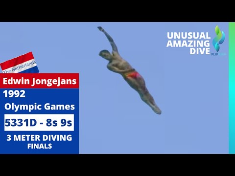 1992 Edwin Jongejans - 5331D - 8.5s - 3 Meter Diving - Olympic Games