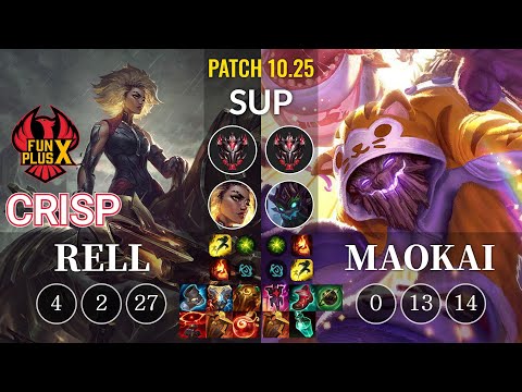 FPX Crisp Rell vs Maokai Sup - KR Patch 10.25