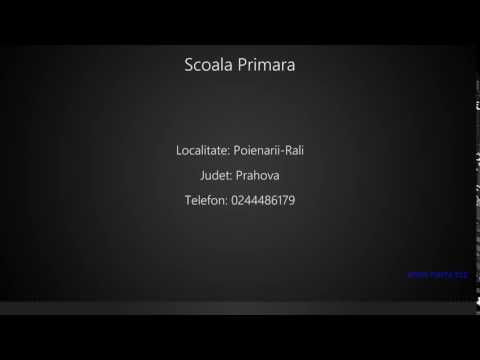 Scoala Primara Poienarii-Rali