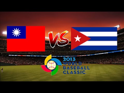 Chinese Taipei vs Cuba Clásico Mundial 2013  World Baseball Classic 09/03/2013