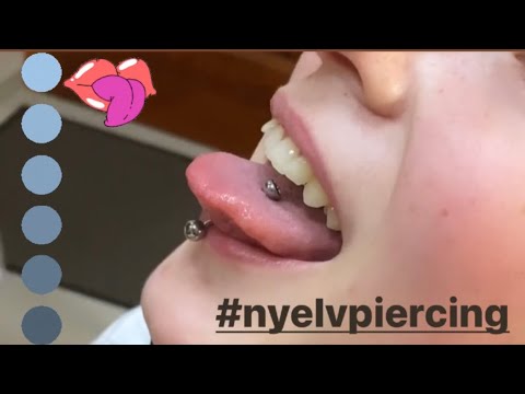 fogyás a nyelv piercingje után