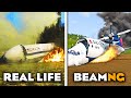 Real US Airplane Crashes Recreation in BeamNG Drive #7