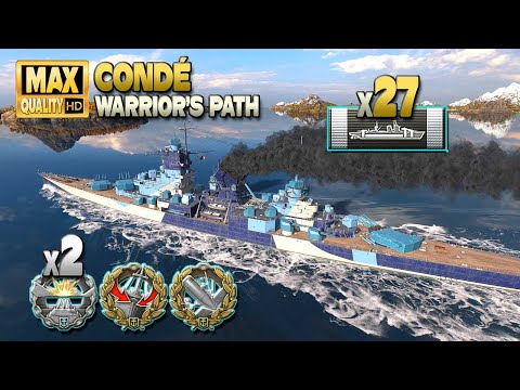 Cruiser Condé: Citadel party - World of Warships