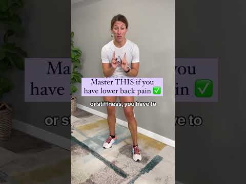 Master this to help with lower back pain and stiffness