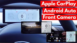 Drivers display in a Tesla Model 3/Y? | Install & Review Hansshow F68 CarPlay Dashboard Touch Screen