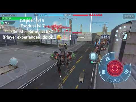 [WAR ROBOTS] Strider Exodus Sinister Rime. Fun with the angry grasshopper.