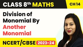 Class 8 Maths Chapter 14 | Division of Monomial By Another Monomial - Factorisation