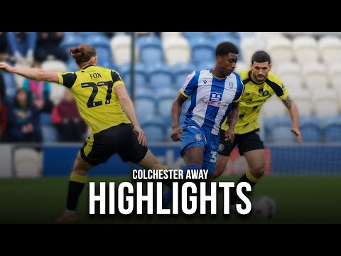 Colchester United 3-1 Harrogate Town Highlights
