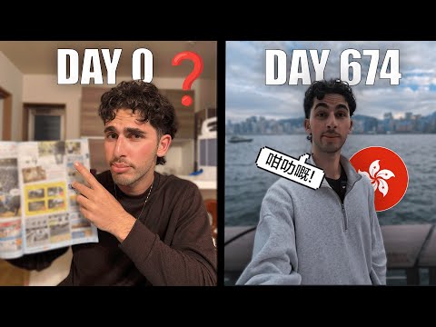 I Learned Cantonese For 674 Days - My First Day in Hong Kong 🇭🇰