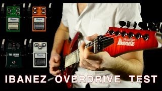Video thumbnail for IBANEZ OVERDRIVE PEDALS | DIEGO BUDICIN | DEMO REVIEW by Diego Budicin